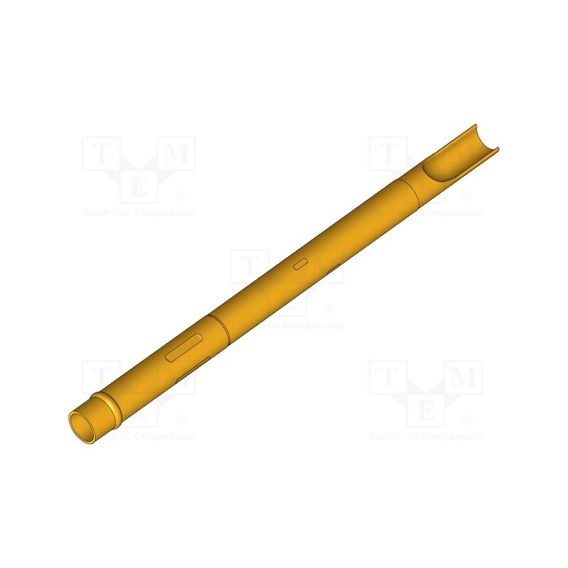 1 pcs x INGUN - KS-112 30 E2 - Test probe socket, Contact plating: gold-plated, KS-112, 30mm