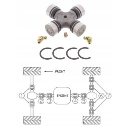 Drive shaft crosshead Polaris Xplorer 250 Sportsman 500 Big Boss 500 6x6