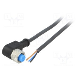 1 pcs x SICK - YG2A14-020UB3XLEAX - Connection lead, M12, PIN: 4, angled, 2m, plug, 250VAC, 4A, -40÷80°C