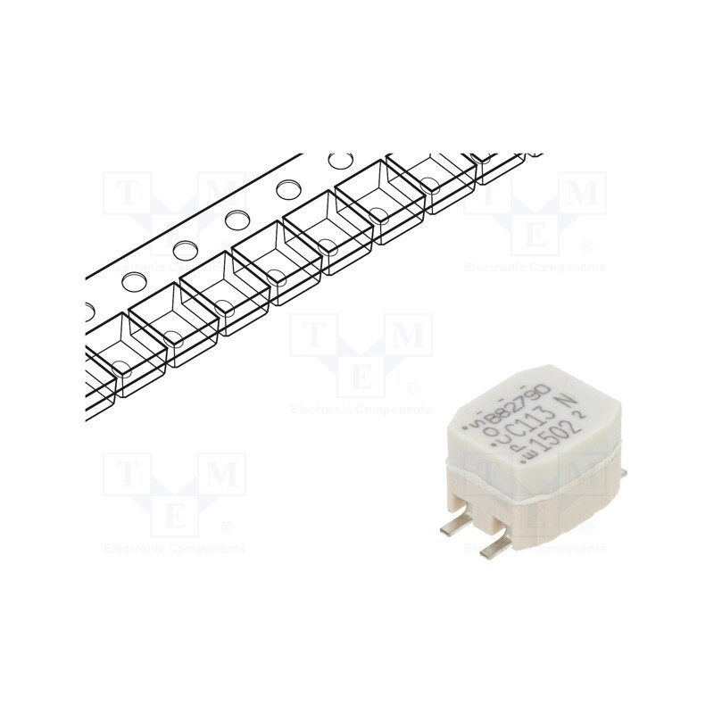 1 pcs x EPCOS - B82790C0113N201 - Inductor: common mode, SMD, 11uH, 500mA, 80mΩ, ±30%, 7.1x6x5.2mm