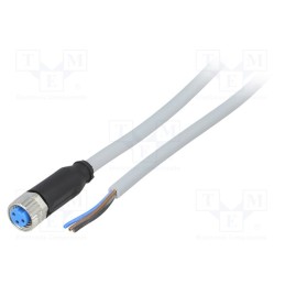 1 pcs x SICK - YF8U13-020VA1XLEAX - Connection lead, M8, PIN: 3, straight, 2m, plug, 60VAC, 4A, -30÷80°C