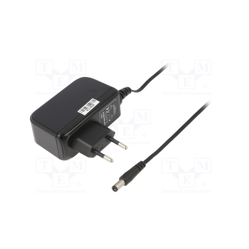 1 pcs x CELLEVIA POWER - CLW-2424-W2E-ER - Power supply: switched-mode, plug, 24VDC, 1A, 24W, Plug: EU, 86.8%