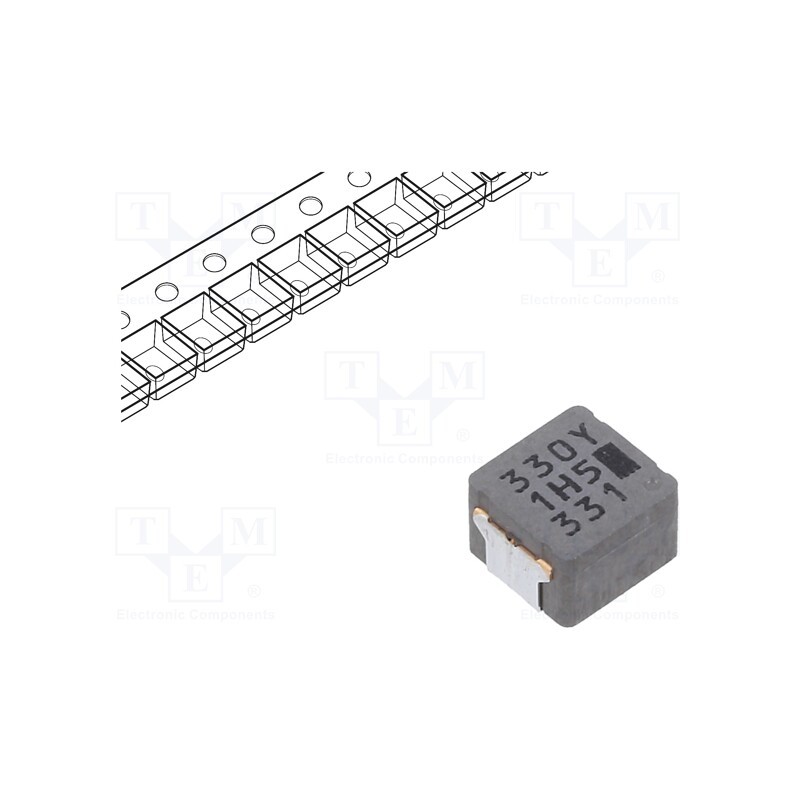 1 pcs x PANASONIC - ETQP4M330YFN - Inductor: wire, SMD, 47uH, 4.1A, 172mΩ, ±20%, 6.5x6x4.5mm, -40÷150°C