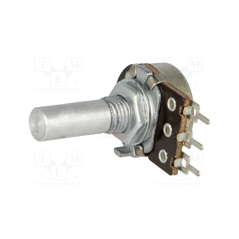 1 pcs x TELPOD - PRP167 2M2 A 20P1 - Potentiometer: shaft, single turn, 2.2MΩ, 100mW, ±30%, 6mm, mono