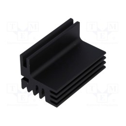 1 pcs x FISCHER ELEKTRONIK - SK125-50SA - Heatsink: extruded, TO220, black, L: 50mm, W: 30mm, H: 28mm, 8K/W