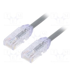 1 pcs x PANDUIT - UTP28X0.5MGY - Patch cord, TX6A-28™,U/UTP, 6a, solid, Cu, LSZH, grey, 0.5m, 28AWG