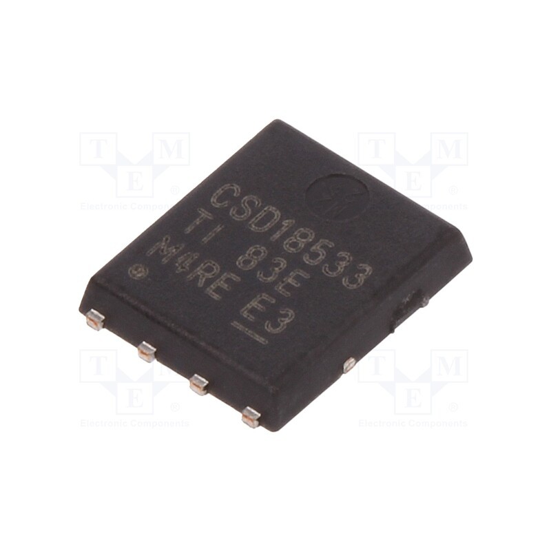 1 pcs x TEXAS INSTRUMENTS - CSD18533Q5AT - Transistor: N-MOSFET, unipolar, 60V, 100A, 116W, VSONP8, 5x6mm