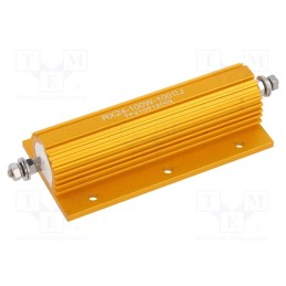1 pcs x SR PASSIVES - AHP100W-100RJ - Resistor: wire-wound, with heatsink, 100Ω, 100W, ±5%, 50ppm/°C
