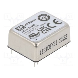 1 pcs x XP POWER - JCA0205S03 - Converter: DC/DC, 2W, Uin: 4.5÷9V, Uout: 3.3VDC, Iout: 600mA, 300kHz
