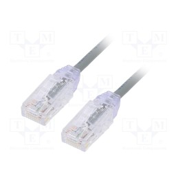 1 pcs x PANDUIT - UTP28SP5MGY - Patch cord, TX6-28™,U/UTP, 6, stranded, Cu, LSZH, grey, 5m, 28AWG