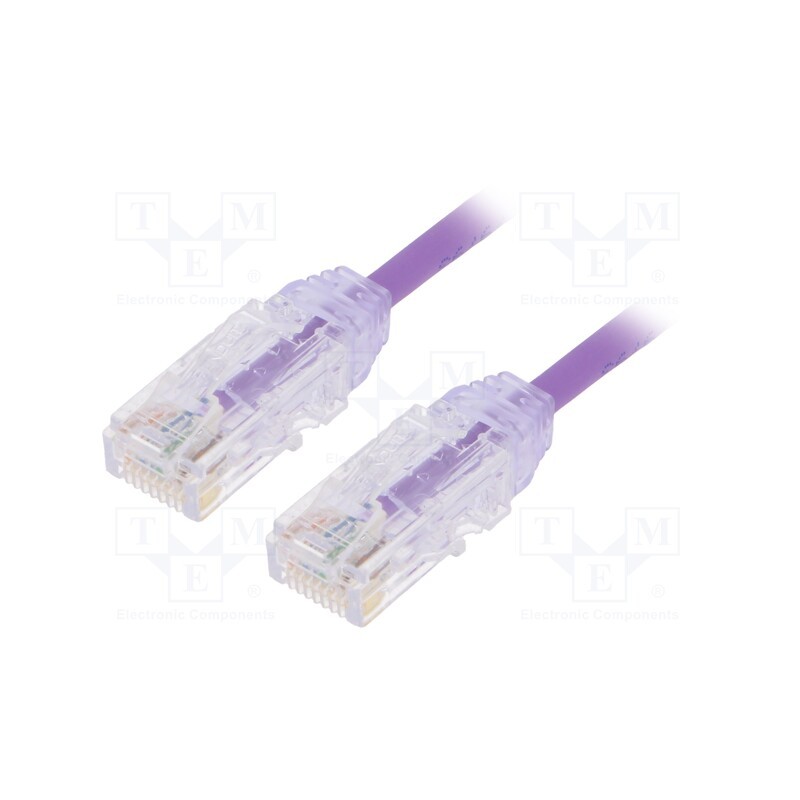 1 pcs x PANDUIT - UTP28SP0.5MVL - Patch cord, TX6-28™,U/UTP, 6, stranded, Cu, LSZH, violet, 0.5m