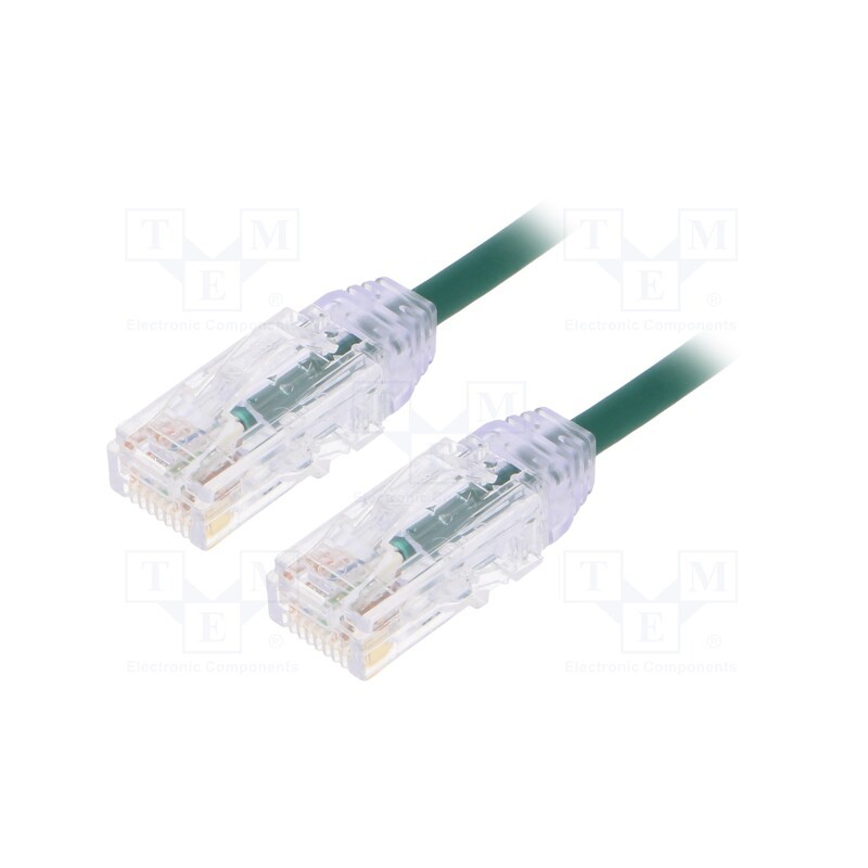 1 pcs x PANDUIT - UTP28SP0.5MGR - Patch cord, TX6-28™,U/UTP, 6, stranded, Cu, LSZH, green, 0.5m, 28AWG