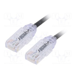 1 pcs x PANDUIT - UTP28SP0.5MBL - Patch cord, TX6-28™,U/UTP, 6, stranded, Cu, LSZH, black, 0.5m, 28AWG