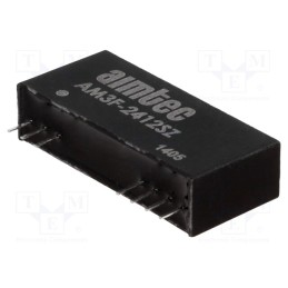 1 pcs x AIMTEC - AM3F-2412SZ - Converter: DC/DC, 3W, Uin: 21.6÷26.4V, Uout: 12VDC, Iout: 250mA