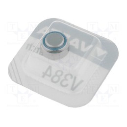 1 pcs x VARTA - 20384 - Battery: silver, 1.55V, coin,SR41, 40mAh, non-rechargeable, 1pcs.