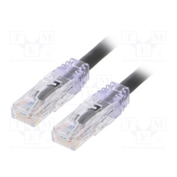 1 pcs x PANDUIT - UTPSP0.5MBLY - Patch cord, TX6™ PLUS,U/UTP, 6, stranded, Cu, LSZH, black, 0.5m