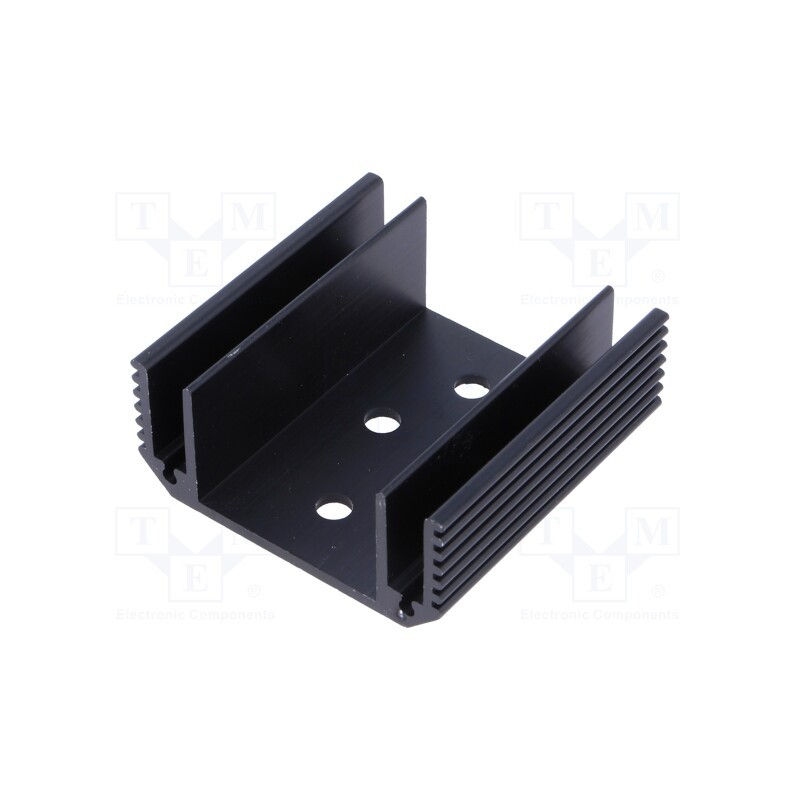 1 pcs x STONECOLD - HS-150 - Heatsink: extruded, U, TO3, black, L: 50mm, W: 50mm, H: 21mm, aluminium