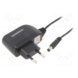 1 pcs x AIMTEC - AMA5ER5-050100Y - Power supply: switched-mode, plug, 5VDC, 1A, 5W, Plug: EU, 73%, black