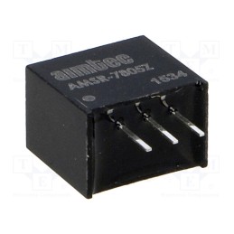 1 pcs x AIMTEC - AMSR-7805Z - Converter: DC/DC, 2.5W, Uin: 6.5÷34V, Uout: 5VDC, Iout: 500mA, SIP3