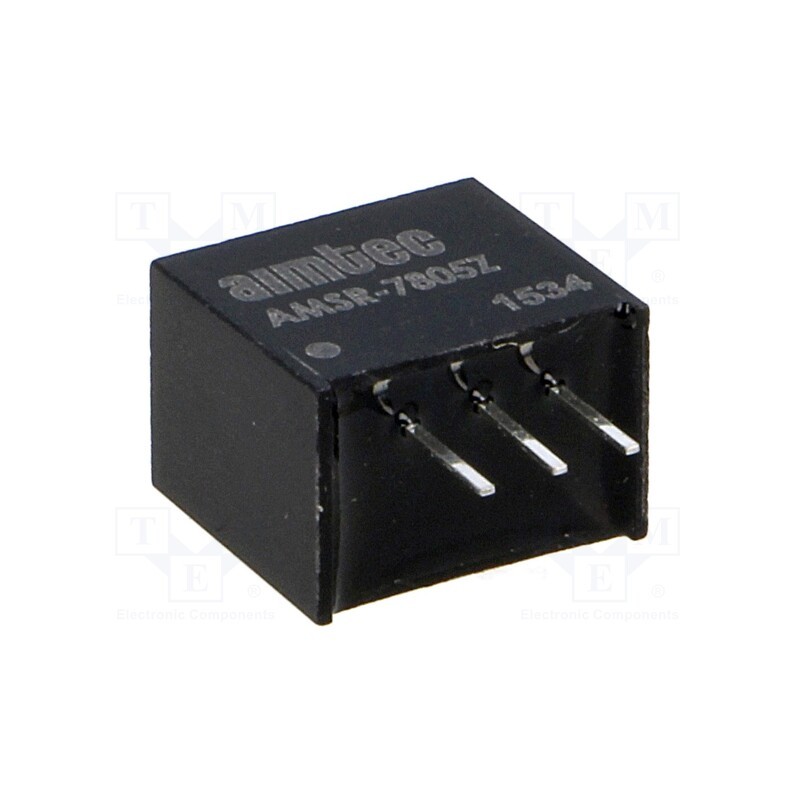 1 pcs x AIMTEC - AMSR-7805Z - Converter: DC/DC, 2.5W, Uin: 6.5÷34V, Uout: 5VDC, Iout: 500mA, SIP3
