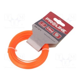 1 pcs x PROLINE - 98121 - Trimmer line, L: 15m, polyamide, square, Size: 1.3mm