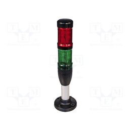 1 pcs x EATON ELECTRIC - SL4-100-L-RG-24LED - Signaller: signalling column, LED, red/green, 24VDC, 24VAC, IP66