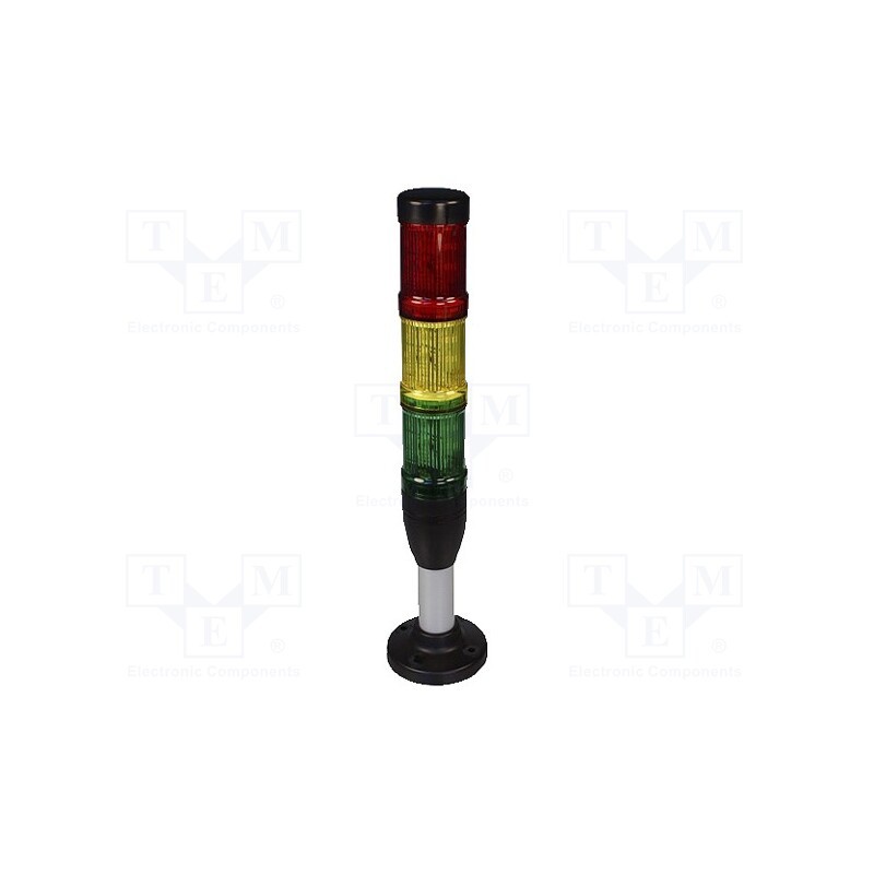1 pcs x EATON ELECTRIC - SL4-100-L-RYG-24LED - Signaller: signalling column, LED, red/yellow/green, 24VDC, 24VAC