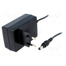 1 pcs x MEAN WELL - GST18E07-P1J - Power supply: switched-mode, plug, 7.5VDC, 2A, 15W, Plug: EU, 85%