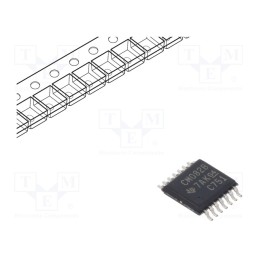 1 pcs x TEXAS INSTRUMENTS - CD4082BPWR - IC: digital, AND, Ch: 2, IN: 4, CMOS, SMD, TSSOP14, 3÷18VDC, -55÷125°C