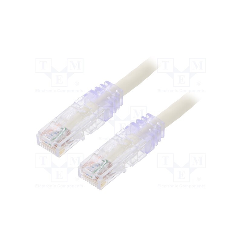 1 pcs x PANDUIT - UTPSP5MY - Patch cord, TX6™ PLUS,U/UTP, 6, stranded, Cu, LSZH, white, 5m, 24AWG