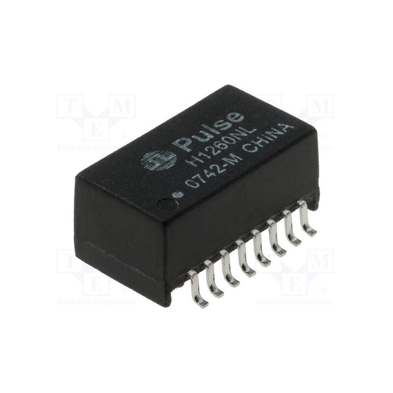 1 pcs x PULSE - H1260NL - Transformer: Ethernet, SMD, -1.1dB
