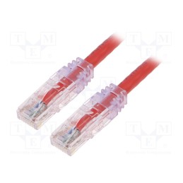 1 pcs x PANDUIT - UTPSP5MRDY - Patch cord, TX6™ PLUS,U/UTP, 6, stranded, Cu, LSZH, red, 5m, 24AWG