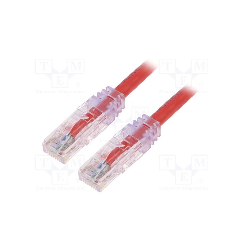 1 pcs x PANDUIT - UTPSP5MRDY - Patch cord, TX6™ PLUS,U/UTP, 6, stranded, Cu, LSZH, red, 5m, 24AWG