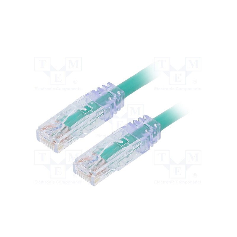 1 pcs x PANDUIT - UTPSP5MGRY - Patch cord, TX6™ PLUS,U/UTP, 6, stranded, Cu, LSZH, green, 5m, 24AWG