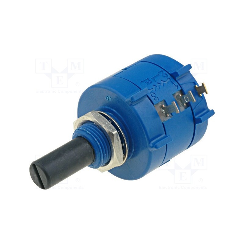 1 pcs x BOURNS - 3590S-1-502L - Potentiometer: shaft, multiturn, 5kΩ, 2W, ±5%, 6.35mm, linear, IP40