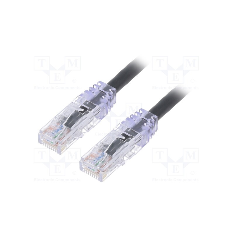 1 pcs x PANDUIT - UTPSP5MBLY - Patch cord, TX6™ PLUS,U/UTP, 6, stranded, Cu, LSZH, black, 5m, 24AWG
