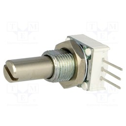 1 pcs x VISHAY - 14910F0GJSX10101KA - Potentiometer: shaft, single turn, 100Ω, 1W, ±10%, 6.35mm, THT