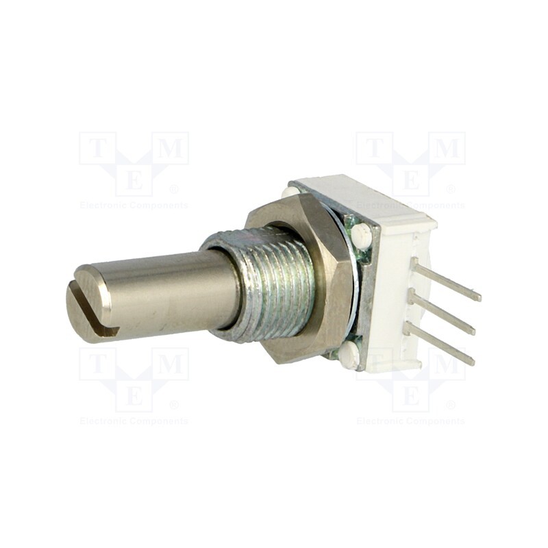 1 pcs x VISHAY - 14910F0GJSX10101KA - Potentiometer: shaft, single turn, 100Ω, 1W, ±10%, 6.35mm, THT
