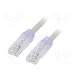 1 pcs x PANDUIT - UTP6AX0.5MGY - Patch cord, TX6A™ 10Gig,U/UTP, 6a, solid, Cu, PVC, grey, 0.5m, 24AWG
