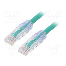 1 pcs x PANDUIT - UTP6AX0.5MGR - Patch cord, TX6A™ 10Gig,U/UTP, 6a, solid, Cu, PVC, green, 0.5m