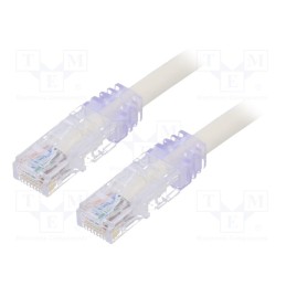 1 pcs x PANDUIT - UTP6AX0.5M - Patch cord, TX6A™ 10Gig,U/UTP, 6a, solid, Cu, PVC, white, 0.5m