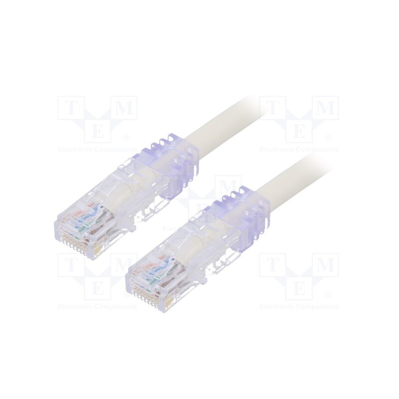 1 pcs x PANDUIT - UTP6AX0.5M - Patch cord, TX6A™ 10Gig,U/UTP, 6a, solid, Cu, PVC, white, 0.5m