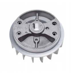 Magnetic wheel with a mini pocket fan