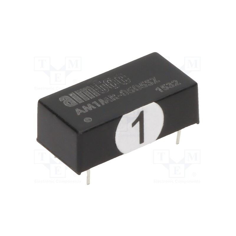 1 pcs x AIMTEC - AM1MR-0505SZ - Converter: DC/DC, 1W, Uin: 4.5÷5.5V, Uout: 5VDC, Iout: 200mA, DIP14