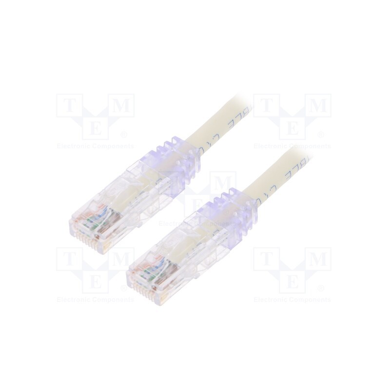 1 pcs x PANDUIT - UTPSP2MY - Patch cord, TX6™ PLUS,U/UTP, 6, stranded, Cu, LSZH, white, 2m, 24AWG