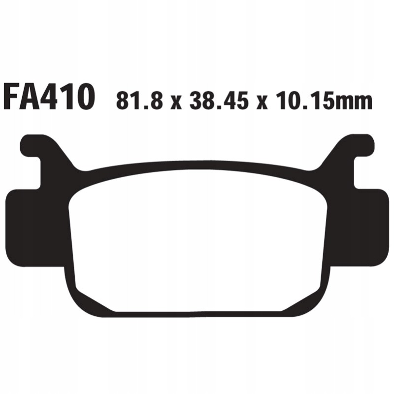 Brake pads ebc fa410 tt honda trx fourtrax 500 680 trx 700 xx