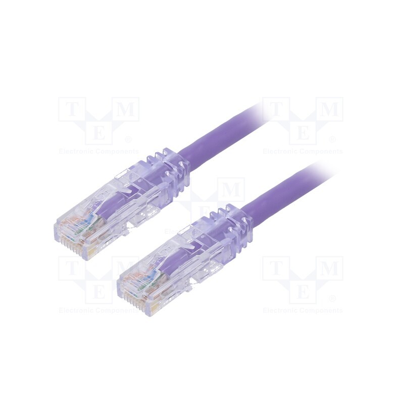 1 pcs x PANDUIT - UTPSP2MVLY - Patch cord, TX6™ PLUS,U/UTP, 6, stranded, Cu, LSZH, violet, 2m