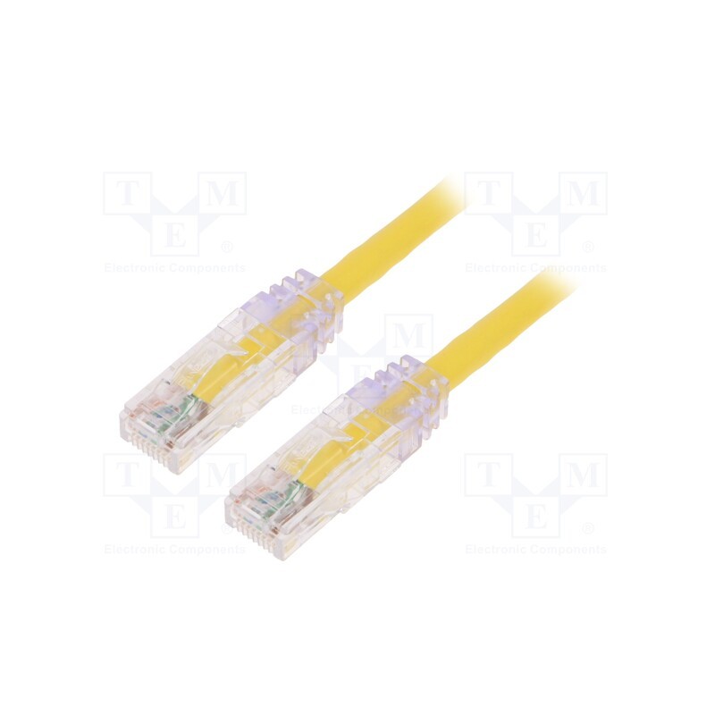 1 pcs x PANDUIT - UTPSP1MYLY - Patch cord, TX6™ PLUS,U/UTP, 6, stranded, Cu, LSZH, yellow, 1m