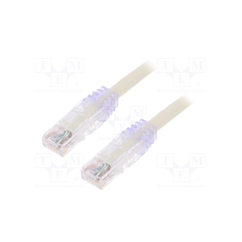 1 pcs x PANDUIT - UTPSP1MY - Patch cord, TX6™ PLUS,U/UTP, 6, stranded, Cu, LSZH, white, 1m, 24AWG