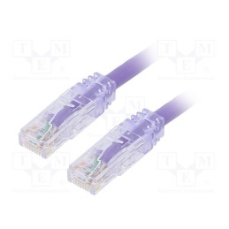1 pcs x PANDUIT - UTPSP1MVLY - Patch cord, TX6™ PLUS,U/UTP, 6, stranded, Cu, LSZH, violet, 1m